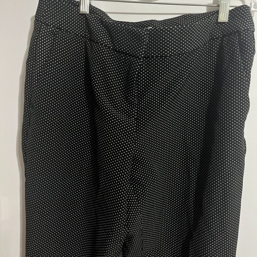 CAROLINA BELL POLKA DOT BLACK&WHITE PANTS SZ 8